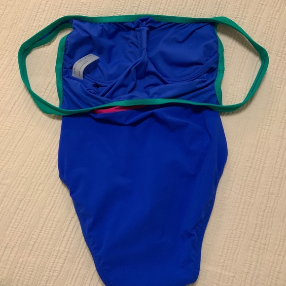 NEW Karla Colletto color block swimsuit - Picture 2 of 4